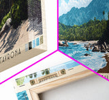 Parque Nacional Natural Tayrona, Colombia Panoramic Print, Vacation Gift, Colombia Wall Art, Beach Painting, Beach Decor, Beach Or Lakehouse Art