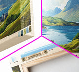 Sanna, Scotland Panoramic Print, Vacation Gift, Scotland Wall Art, Beach Painting, Beach Decor, Beach Or Lakehouse Art