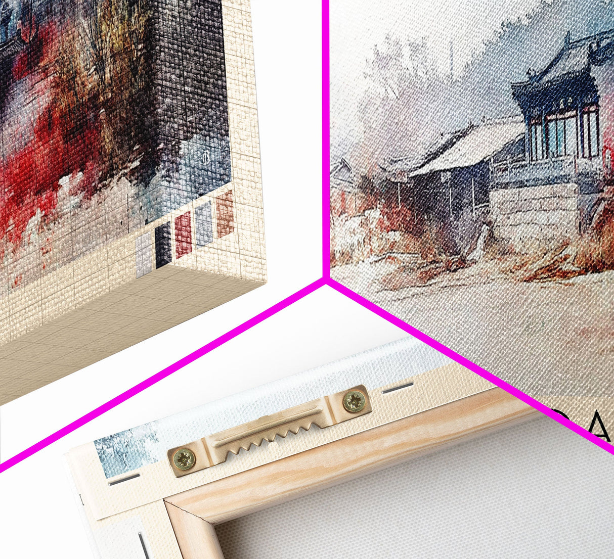 Changdao, China Watercolor Beach Print, Vacation Gift, China Wall Art, Beach Painting, Beach Decor, Beach Painting