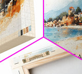 Ilıca Beach, Turkey Watercolor Beach Print, Vacation Gift, Turkey Wall Art, Beach Painting, Beach Decor, Beach Painting