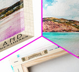 Bequia Island, Saint Vincent and the Grenadines Watercolor Beach Print, Vacation Gift, Saint Vincent and the Grenadines Wall Art, Beach Painting, Beach Decor, Beach Painting