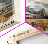 Champagne Beach, Vanuatu Watercolor Print, Vacation Gift, Vanuatu Wall Art, Beach Painting, Beach Decor, Beach Or Lakehouse Art