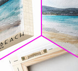 Frederiksted Beach, US Virgin islands Watercolor Beach Print, Vacation Gift, US Virgin islands Wall Art, Beach Painting, Beach Decor, Beach Painting