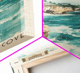 Frenchman’s Cove, Jamaica Watercolor Print, Vacation Gift, Jamaica Wall Art, Beach Painting, Beach Decor, Large Wall Art, Wood Frame Art