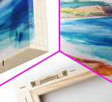 Ishigaki, Japan Watercolor Print, Vacation Gift, Japan Wall Art, Beach Painting, Beach Decor, Large Wall Art, Wood Frame Art