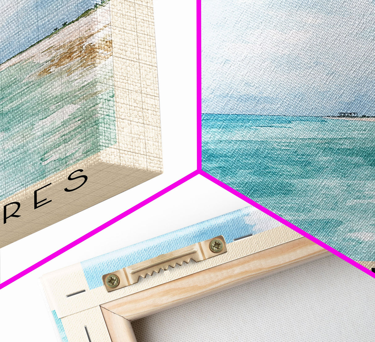 Isla Mujeres, Mexico Watercolor Beach Print, Vacation Gift, Mexico Wall Art, Beach Painting, Beach Decor, Beach Painting