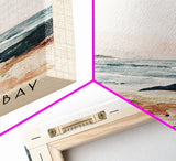 Jeffreys Bay, South Africa Watercolor Print, Vacation Gift, South Africa Wall Art, Beach Painting, Beach Decor, Large Wall Art, Wood Frame Art