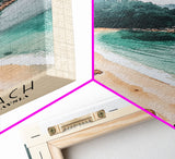 Juara Beach, Tioman Island, Malaysia Watercolor Print, Vacation Gift, Tioman Island, Malaysia Wall Art, Beach Painting, Beach Decor, Large Wall Art, Wood Frame Art