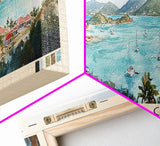 Marina Cay, British Virgin Islands, United Kingdom Watercolor Print, Vacation Gift, United Kingdom Wall Art, Beach Painting, Beach Decor, Beach Or Lakehouse Art
