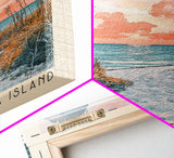 Sanibel and Captiva Island, Florida Watercolor Beach Print, Vacation Gift, Florida Wall Art, Beach Painting, Beach Decor, Beach Painting