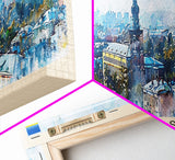 Cherkasy Ukraine Travel Art, City Art, Framed Canvas Print or Metal Wall Art, Europe Travel Poster, Panoramic Wall Art, Extra Wide Wall Art