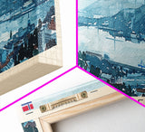 Drammen Norway Travel Print Wall Art, Panoramic City Art, Travel Art, Wall Decor, Vacation Gift, Framed Canvas Print Or Metal Art