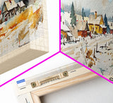 Engels Russia Panoramic Travel Poster, Framed Canvas Print or Metal Wall Art, Travel Art, Home Decor, Panoramic Painting, Midcentury Art