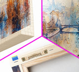 Kaluga Russia Panoramic Travel Poster, Framed Canvas Print or Metal Wall Art, Travel Art, Home Decor, Panoramic Painting, Midcentury Art