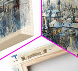 Kostroma Russia Panoramic Travel Poster, Framed Canvas Print or Metal Wall Art, Travel Art, Home Decor, Panoramic Painting, Midcentury Art