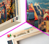 Braga Portugal Travel Art, City Art, Framed Canvas Print or Metal Wall Art, Europe Travel Poster, Panoramic Wall Art, Extra Wide Wall Art