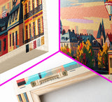 Essen Germany Travel Print Wall Art, Panoramic City Art, Travel Art, Wall Decor, Vacation Gift, Framed Canvas Print Or Metal Art