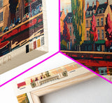 Haarlemmermeer Netherlands Panoramic Travel Poster, Framed Canvas Print or Metal Wall Art, Travel Art, Home Decor, Panoramic Painting, Midcentury Art