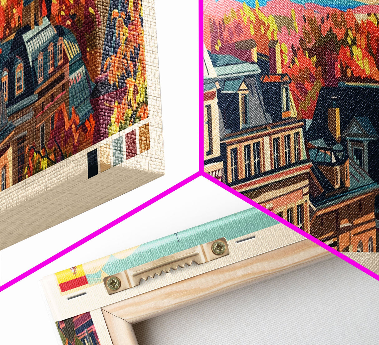Lund Sweden Travel Print Wall Art, Panoramic City Art, Travel Art, Wall Decor, Vacation Gift, Framed Canvas Print Or Metal Art