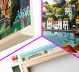 Barreiro Portugal Travel Print Wall Art, Panoramic City Art, Travel Art, Wall Decor, Vacation Gift, Framed Canvas Print Or Metal Art