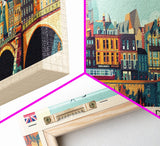 Bradford United Kingdom Travel Print Wall Art, Panoramic City Art, Travel Art, Wall Decor, Vacation Gift, Framed Canvas Print Or Metal Art