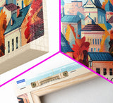 Ivanovo Russia Panoramic Travel Poster, Framed Canvas Print or Metal Wall Art, Travel Art, Home Decor, Panoramic Painting, Midcentury Art