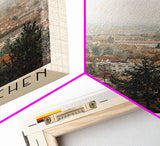Gelsenkirchen, Germany Travel Poster Art, Framed Canvas Print for Living Room or Bedroom, Urban Wall Art, Home Decoration