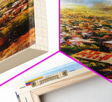 Gyumri Armenia Scenic City View Art, Framed Canvas Print, Living Room Wall Art, Travel Poster, Home Decor, Armenian Wall Art