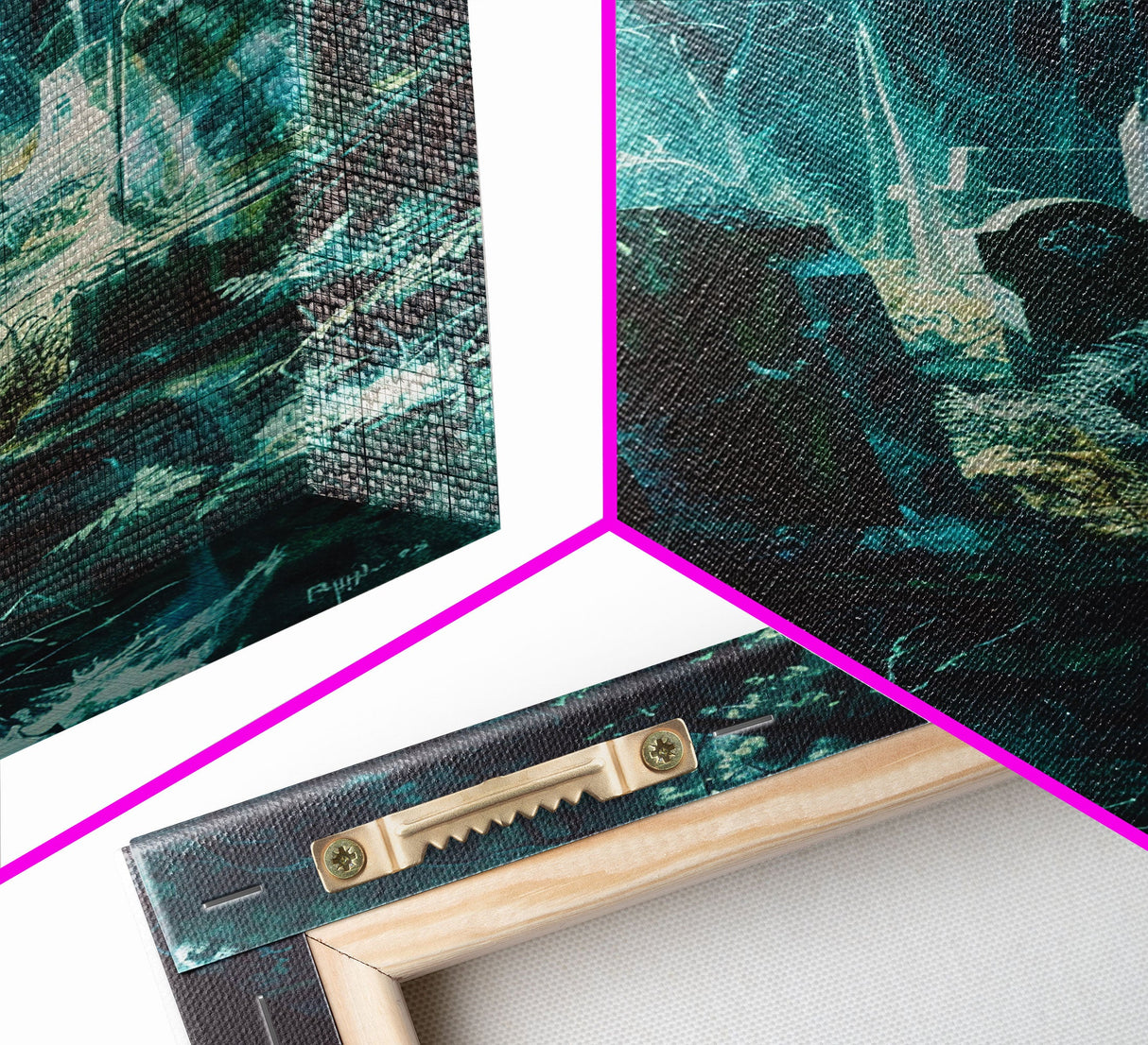 Haunted Graveyard Framed Canvas Print, Halloween Wall Art, Spooky Cemetery, Midnight Shadows, Haunted Forest, Ghostly Vibes, Gothic Decor