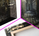 Insane Asylum Canvas Print, Wood Framed Wall Art, Creepy Dark Academia Spooky Season, Spooky Vibes, Halloween Prop Gift Idea