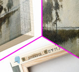 Lake Pontchartrain Framed Canvas Print, Lake House Decor, Panoramic Wall Art, Travel Poster, Stunning Landscape Painting, Bedroom Decor