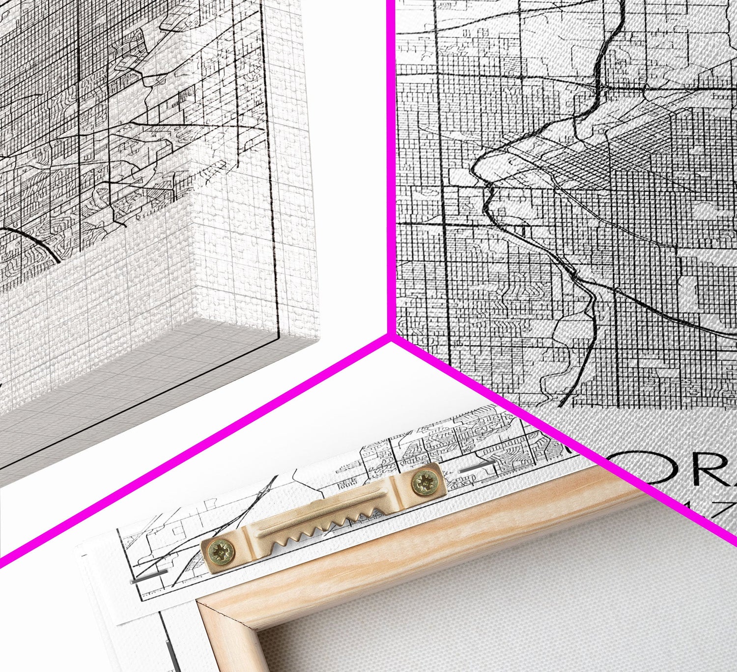 Aurora Street Map, Colorado Map, City Map Print, Travel Lover Gift, Above Bed Art, Minimalist Art, Wall Art, Canvas Print, Canvas Wall Art
