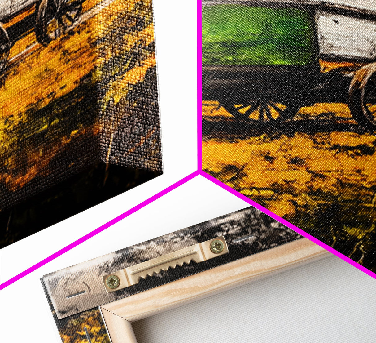 Antique Wagon Black White Canvas Print Rustic Art Farmhouse Wall Art Vintage Western Art Wabi Sabi Wall Art