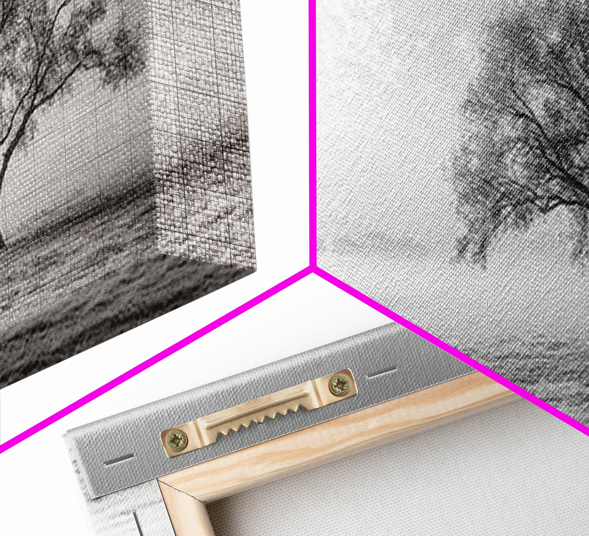 Solitary Tree, Minimalist Art, Landscape Painting, Oak Tree Art, Extra Wide Art, Moody Art, Wabi Sabi Wall Art, Framed Canvas Print