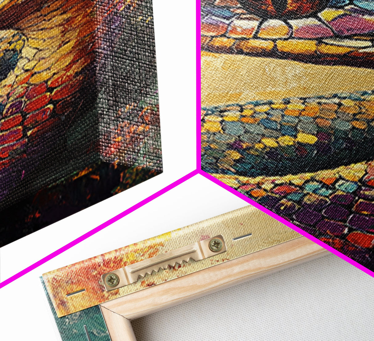 Snake Close-Up, Bold Reptile Painting, Southwest Art, Moody Animal Art, Desert Wall Art, Unique Home Decor, Canvas Print