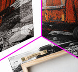 Old Mine Cart, Rustic Decor, Southwest Wall Art, Industrial Art, Wabi Sabi Wall Art, Moody Art, Canvas Print, Gift Idea