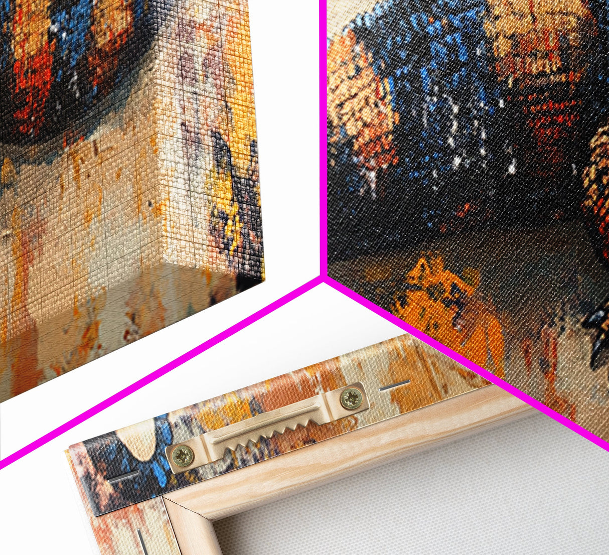 Wabi Sabi Wall Art, Framed Canvas Print, Rustic Decor, Extra Wide Art, Moody Art, Living Room Art, Above Bed Art, Minimalist Painting