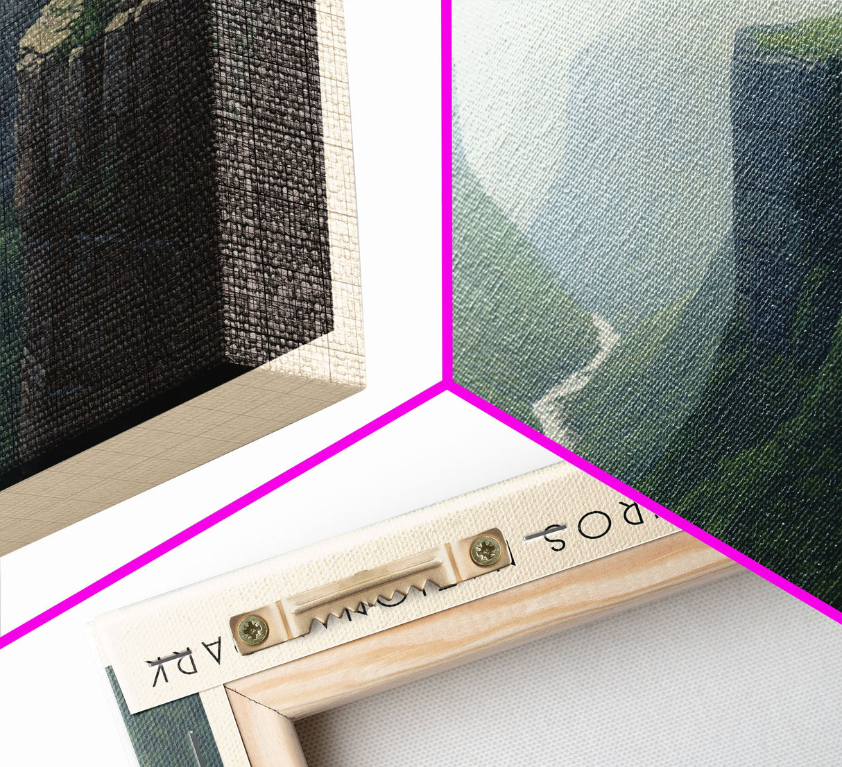 Chapada dos Veadeiros National Park COUNTRY | Framed Travel Poster Canvas Print | Trendy Wall Art | Watercolor Painting | Living Room Art | Unique Art