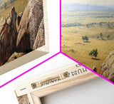 Cradle of Humankind Travel Poster Print, Framed Canvas Print, COUNTRY Travel Art, Wood Framed Art, Wall Hanging, Home Decor