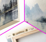 Guilin COUNTRY Travel Poster Print, Framed Canvas Print, COUNTRY Travel Art, Wood Framed Art, Wall Hanging, Home Decor