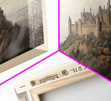 Hohenzollern Castle Travel Print Wall Art, Travel Poster Print, Retro Style COUNTRY Home Decor, Wall Hanging, Travel Gift Idea, Unique Metal Art