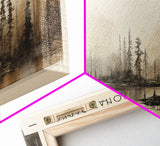 Jasper National Park Travel Print Wall Art, Travel Poster Print, Retro Style COUNTRY Home Decor, Wall Hanging, Travel Gift Idea, Unique Metal Art