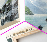 Jostedalsbreen National Park Wall Art Travel Poster Print, Gift For Travel Lover, Vacation Gift, COUNTRY Wall Art, Home Decor, Original Art