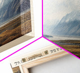 Kluane National Park and Reserve COUNTRY Travel Poster Print, Framed Canvas Print, COUNTRY Travel Art, Wood Framed Art, Wall Hanging, Home Decor