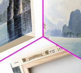 Koh Phi Phi Travel Poster Print, Framed Canvas Wall Art, Metal Wall Art, COUNTRY art, Gift For Him, Travel Wall Art, Travel Lover Gift