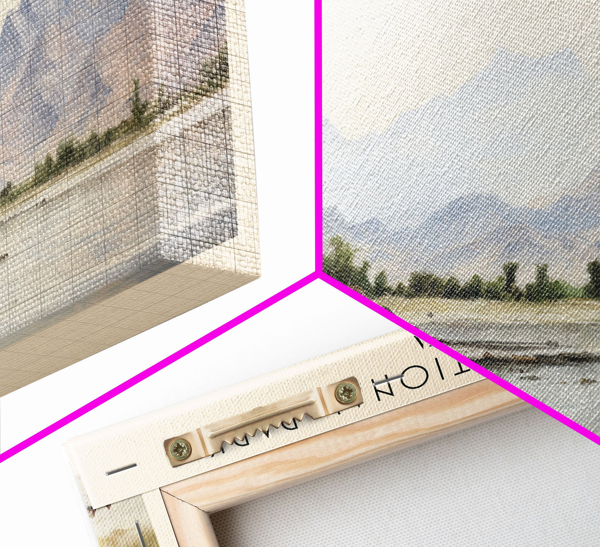 Komodo National Park Framed Canvas Print Travel Poster | Wall Art | Home Decor | Gift For Travel Lover | Wall Hanging | Original Art