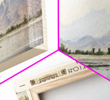 Komodo National Park Framed Canvas Print Travel Poster | Wall Art | Home Decor | Gift For Travel Lover | Wall Hanging | Original Art