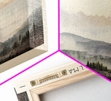 La Palma Travel Poster Print, Framed Canvas Print, COUNTRY Travel Art, Wood Framed Art, Wall Hanging, Home Decor