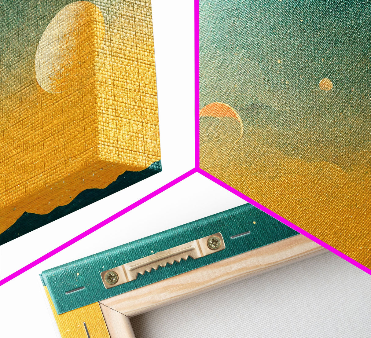 Art deco light house at sunset canvas print, sunset, vintage 20s style wall art, 30s style wall art, orange and turquoise sunset art
