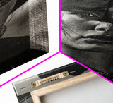 Intense Black and White Portrait of a Female Cowboy for Western Wall Art, Canvas Prints, Rustic Home Decor, Living Room Art, Bedroom Art